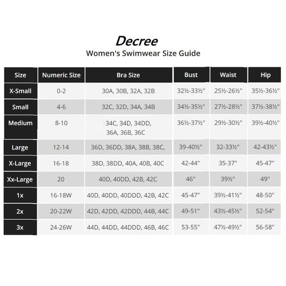 Decree High Waisted Cheeky Black Bikini Bottoms Size 3X With Strappy Sides - Picture 6 of 7